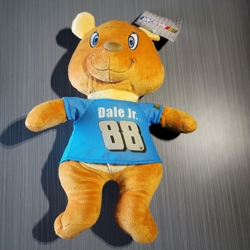 NASCAR 88 Dale Earnhardt Jr. Collector's 14" Plush Bear Excellent Condition